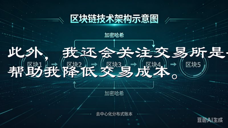 此外，我还会关注交易所是否有优惠活动或会员制度，这些可能帮助我降低交易成本。