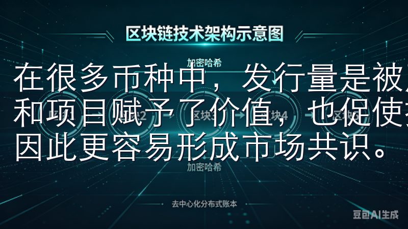 在很多币种中，发行量是被严格限制的，这不仅为其背后的技术和项目赋予了价值，也促使投资者对未来的价格上涨保持期待，因此更容易形成市场共识。
