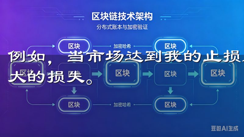 例如，当市场达到我的止损点时，止损单会自动触发，避免了更大的损失。